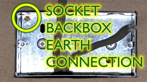 metal backbox earth connections